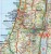 Izrael. Przewodnik z mapą w etui wydawnictwa Marco Polo. Mapa - fragment