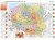 Polska. Fototapeta samoprzylepna. Mapa administracyjna. Całość