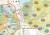 Polska. Fototapeta samoprzylepna. Mapa rolnictwa - uprawy i struktura użytkowania ziemi. Fragment 2