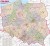 Polska 1:500 000. Mapa ścienna okręgów wyborczych do Sejmu Rzeczypospolitej Polskiej. Całość