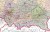 Polska 1:500 000. Mapa ścienna okręgów wyborczych do Sejmu Rzeczypospolitej Polskiej. Fragment 4