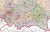 Polska 1:350 000. Mapa ścienna okręgów wyborczych. Fragment 4