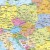 Europa. Dwustronna mapa podręczna. Fizyczna/polityczna. Fragment 2