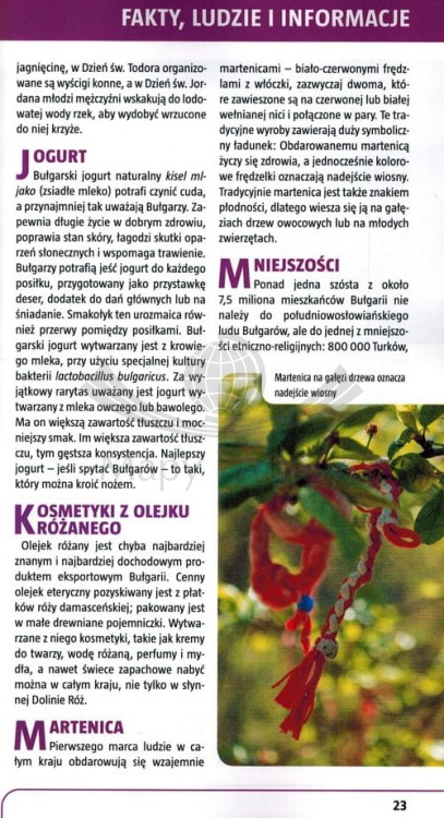 Bułgaria. Przewodnik wydawnictwa Marco Polo. Przykładowa strona 1