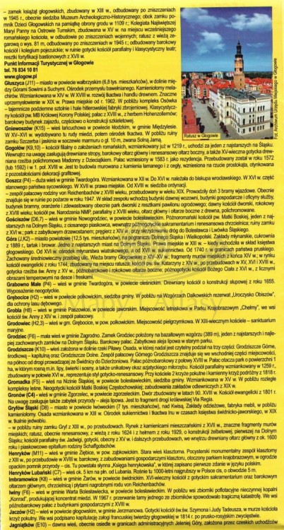 Województwo dolnośląskie 1:270 000. Mapa administracyjno-turystyczna wydawnictwa BiK.  Informator
