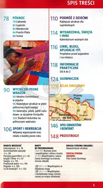 Dominikana. Przewodnik z mapą w etui wydawnictwa Marco Polo. Spis treści 2