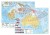 Australia. Dwustronna mapa podręczna planszowa. Fizyczna/polityczna