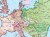 Europa po 1945 roku. Fototapeta samoprzylepna. Mapa. Fragment 1