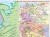 Europa po 1945 roku. Fototapeta samoprzylepna. Mapa. Fragment 2