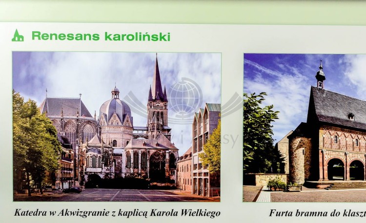 Europa wczesnośredniowieczna / Europa Karola Wielkiego. Dwustronna mapa ścienna wydawnictwa Nowa Era. Fragment 7