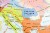 Europa wczesnośredniowieczna / Europa Karola Wielkiego. Dwustronna mapa ścienna wydawnictwa Nowa Era. Fragment 15