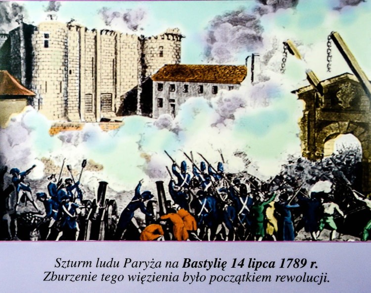 Europa w dobie rewolucji francuskiej / W epoce absolutyzmu oświeconego. Dwustronna mapa ścienna wydawnictwa Nowa Era. Fragment 4