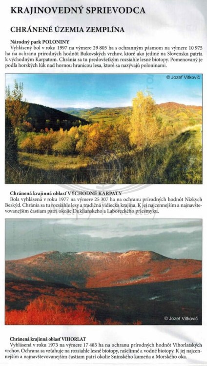Poloniny, Vihorlat, Zemplinska Sirava 1: 50 000. Mapa turystyczna 5043 wydawnictwa Tatra Plan. Informator
