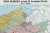 Polska dzielnicowa. Mapa ścienna na płótnie. Fragment 8