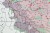 Polska dzielnicowa. Mapa ścienna na płótnie. Fragment 9