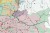 Polska dzielnicowa. Mapa ścienna na płótnie. Fragment 10