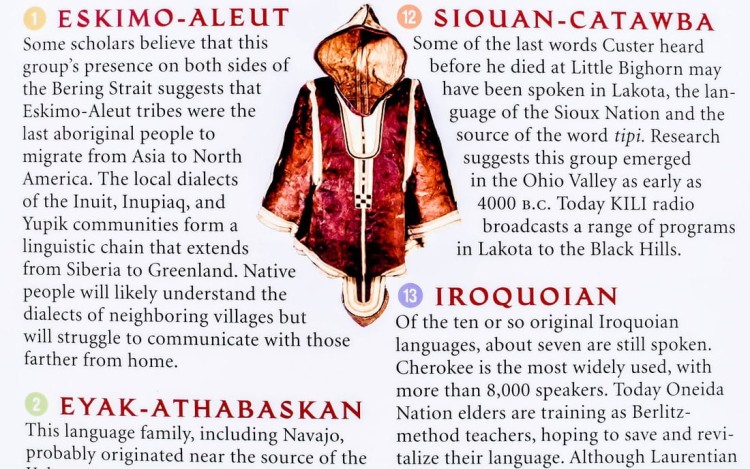 Kultura India. Mapa ścienna wydawnictwa National Geographic. Fragment 3