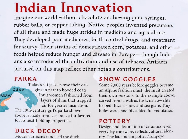 Kultura India. Mapa ścienna wydawnictwa National Geographic. Fragment 5