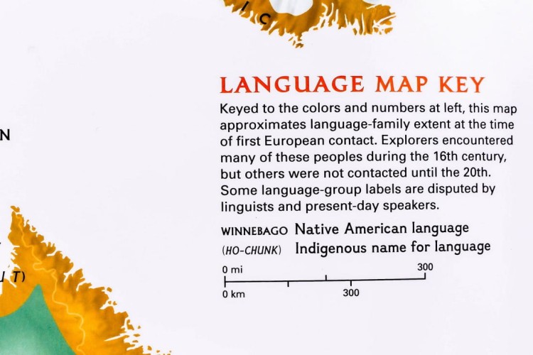 Kultura India. Mapa ścienna wydawnictwa National Geographic. Fragment 6