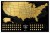 Stany Zjednoczone. Mapa zdrapka Travel Map USA Black. Mapa niezdrapana