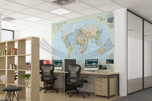 Degradacja środowiska na świecie. Fototapeta samoprzylepna. Przykład