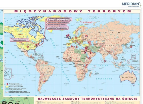 NATO - Międzynarodowy terroryzm. Fototapeta samoprzylepna. Całość