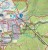 Werdenfelser Land mit Zugspitze. Wodoodporna mapa turystyczna wydawnictwa Kompass. Fragment 3