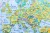 Świat 1:26 000 000. Mapa ścienna krajobrazowa wydawnictwa Meridian. Fragment 2