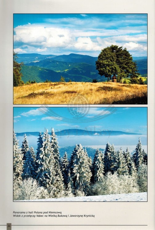 Beskid Sądecki. Barwy gór. Album wydawnictwa WiT. Przykładowa strona 2