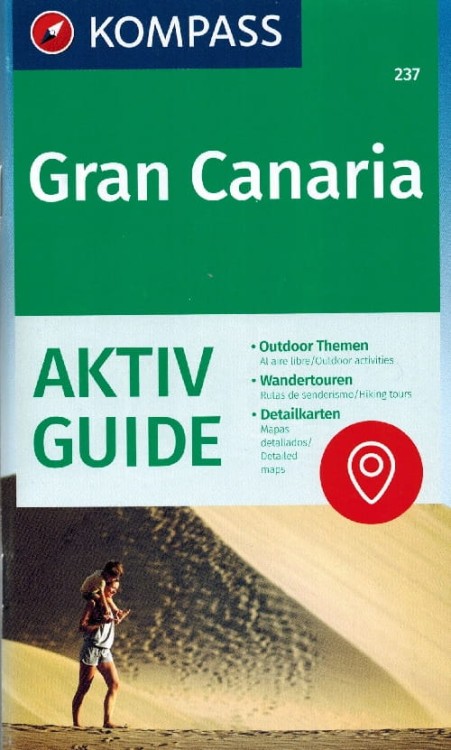 Gran Canaria mapa turystyczna 237 wydawnictwa Kompass. Informator