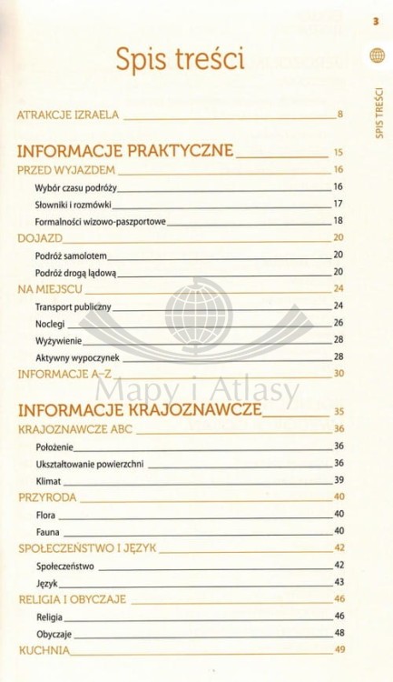Izrael. Przewodnik wydawnictwa Bezdroża. Spis treści 1