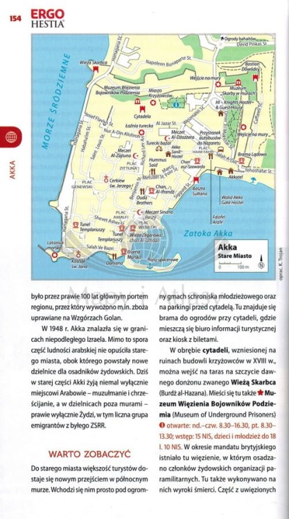 Izrael. Przewodnik wydawnictwa Bezdroża. Przykładowa strona 4