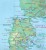 Chile południowe i Patagonia. Mapa samochodowo-turystyczna wydawnictwa ITMB. Fragment 2