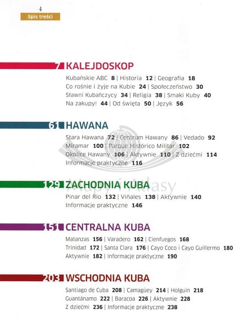 Kuba. Przewodnik ze Złotej Serii wydawnictwa Pascal. Spis treści 1