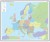 Europa 1:2 500 000. Mapa kodowa. Wersja do wpinania wydawnictwa Eko-Graf. Całość
