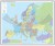 Europa 1:2 500 000. Mapa kodowa. Wersja magnetyczna wydawnictwa Eko-Graf. Całość