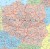 Europa 1:2 500 000. Mapa kodowa. Wersja magnetyczna wydawnictwa Eko-Graf. Fragment 3