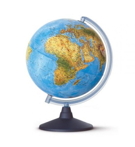 Globus Elite 26 cm. Fizyczny i polityczny, podświetlany. Producent: Nova Rico. Cały 1