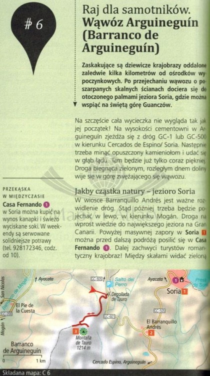 Gran Canaria. Przewodnik z mapą wydawnictwa Dumont. Przykładowa strona 1
