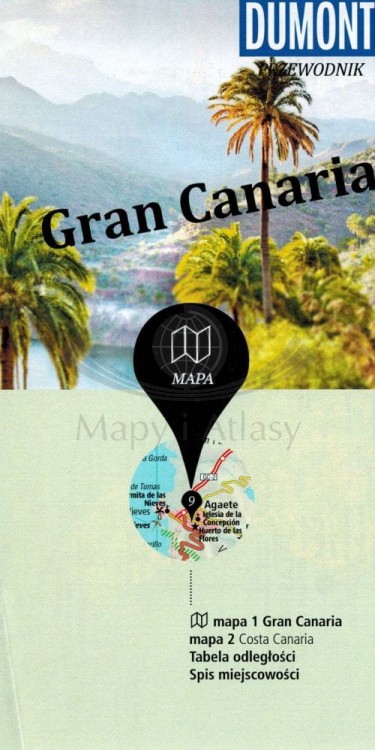 Gran Canaria. Przewodnik z mapą wydawnictwa Dumont. Mapa - okładka
