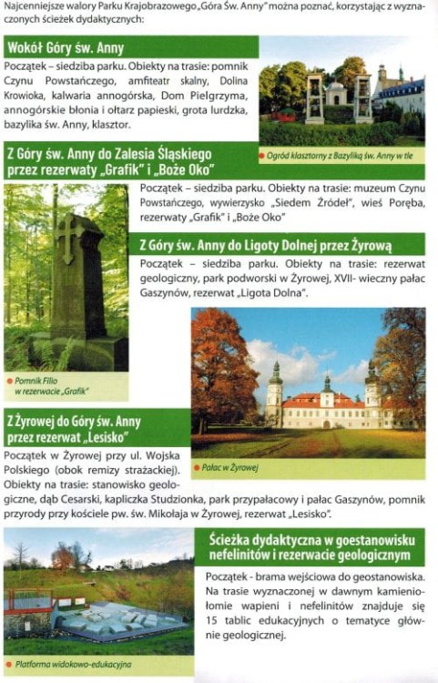 Stobrawski Park Krajobrazowy. Mapa turystyczna wydawnictwa Plan. Informator turystyczny