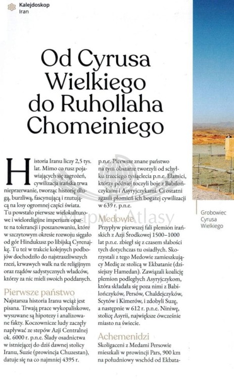 Iran. Przewodnik z mapą wydawnictwa Pascal z serii GOLD. Przykładowa strona 2