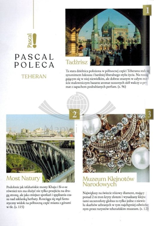 Iran. Przewodnik z mapą wydawnictwa Pascal z serii GOLD. Przykładowa strona 3