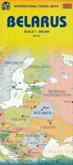 Białoruś. Mapa samochodowo-turystyczna wydawnictwa ITMB. Okładka tył