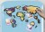 Świat. Zdrapka magnetyczna Magnetic World. Przykład aranżacji  1