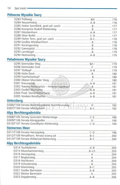 Ferraty Alp Austriackich. Tom II. Przewodnik wydawnictwa Sklep Podróżnika. Spis treści  4
