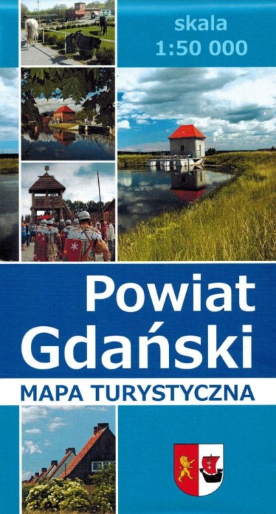 Powiat Gdański 1:50 000. Mapa turystyczna wydawnictwa BiK. Okładka