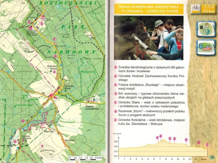 Roztoczański Park Narodowy. Przewodnik wydawnictwa Kartpol. Przykładowe strony 1