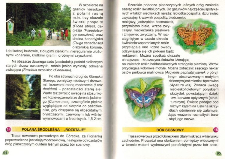 Roztoczański Park Narodowy. Przewodnik wydawnictwa Kartpol. Przykładowe strony 2