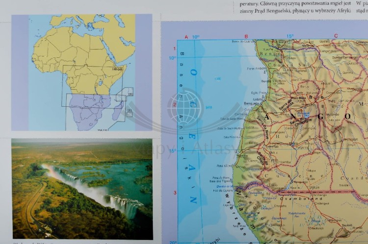 Encyklopedyczny atlas świata wydawnictwa Demart. Przykładowy fragment strony 3